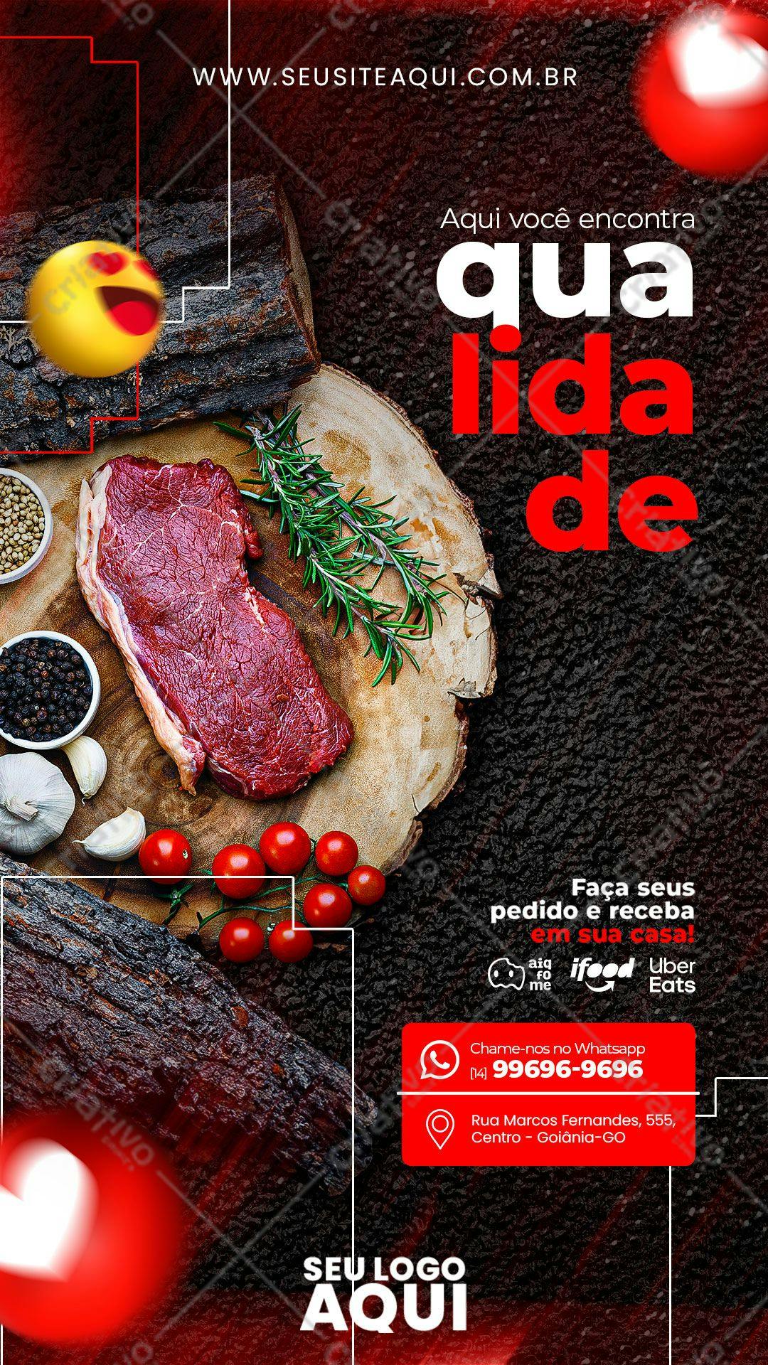 Cardápio Churrasco Delivery PSD Editável