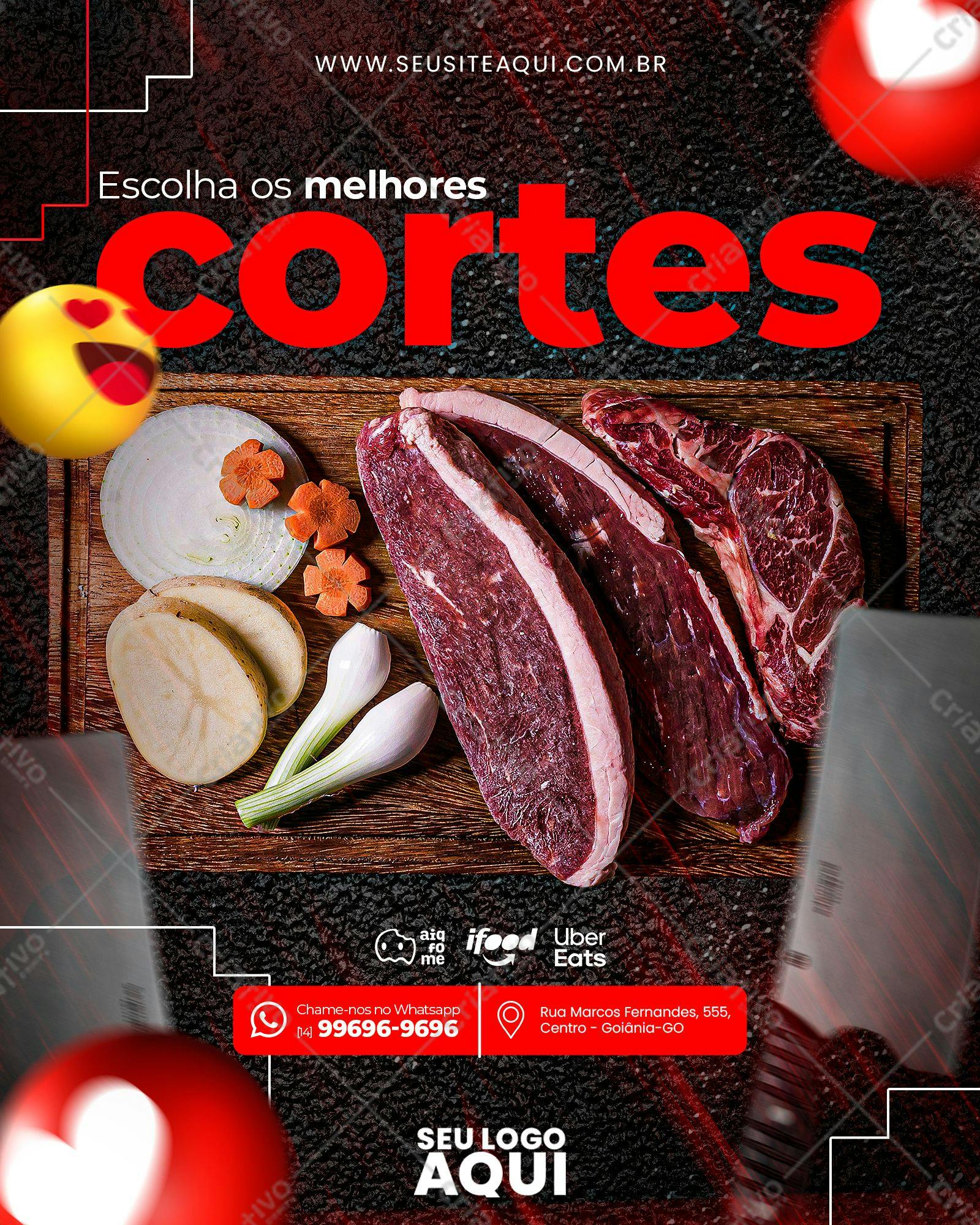 Cardápio Churrascaria PSD Editável