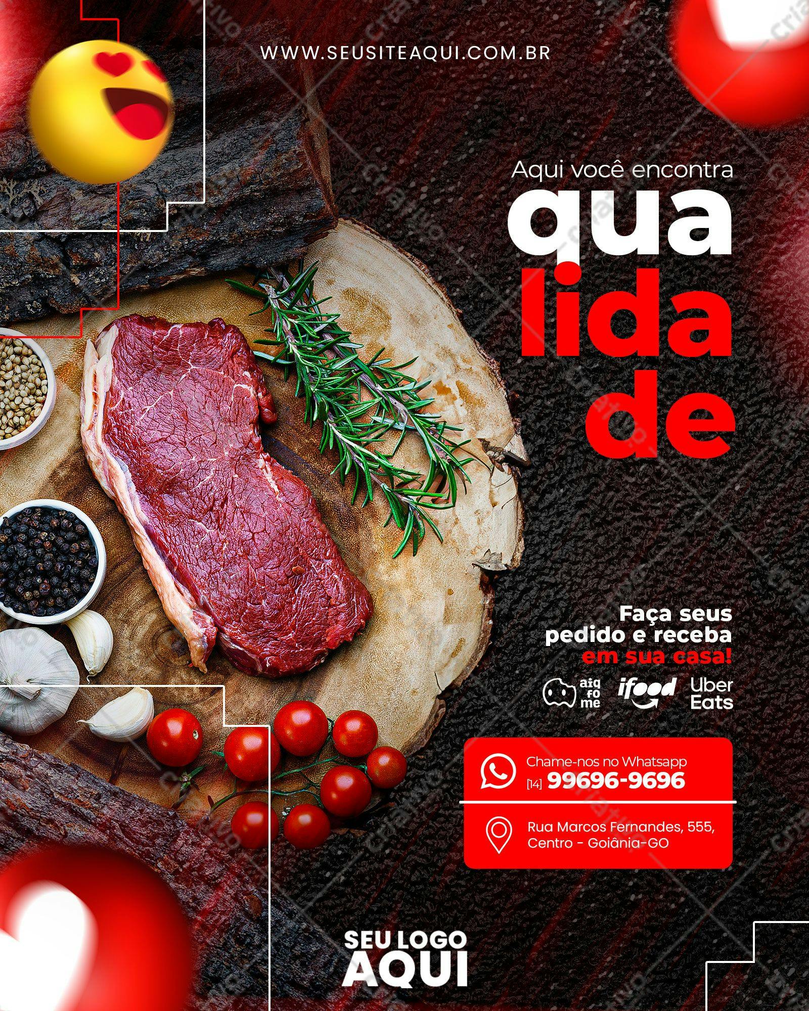 Cardápio Churrascaria PSD Editável