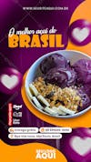 Story | açaíteria | açaí | psd editável