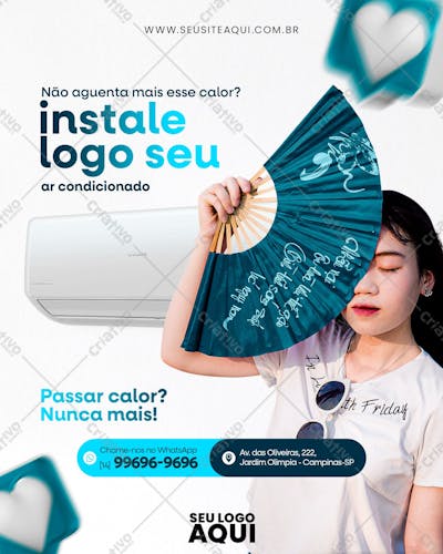 AR CONDICIONADO | PSD EDITÁVEL