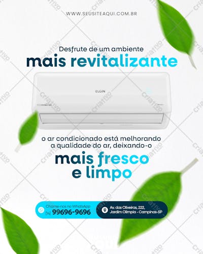 AR CONDICIONADO | PSD EDITÁVEL