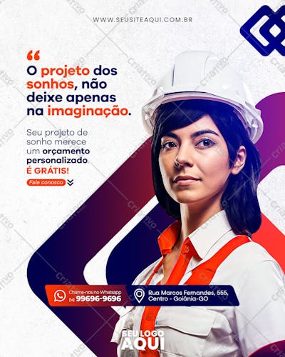 ARQUITETO | ARQUITETURA | PSD EDITÁVEL