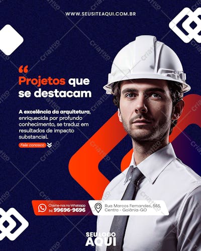 ARQUITETO | ARQUITETURA | PSD EDITÁVEL