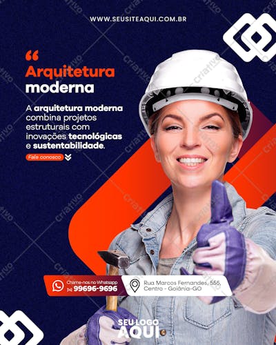 ARQUITETO | ARQUITETURA | PSD EDITÁVEL