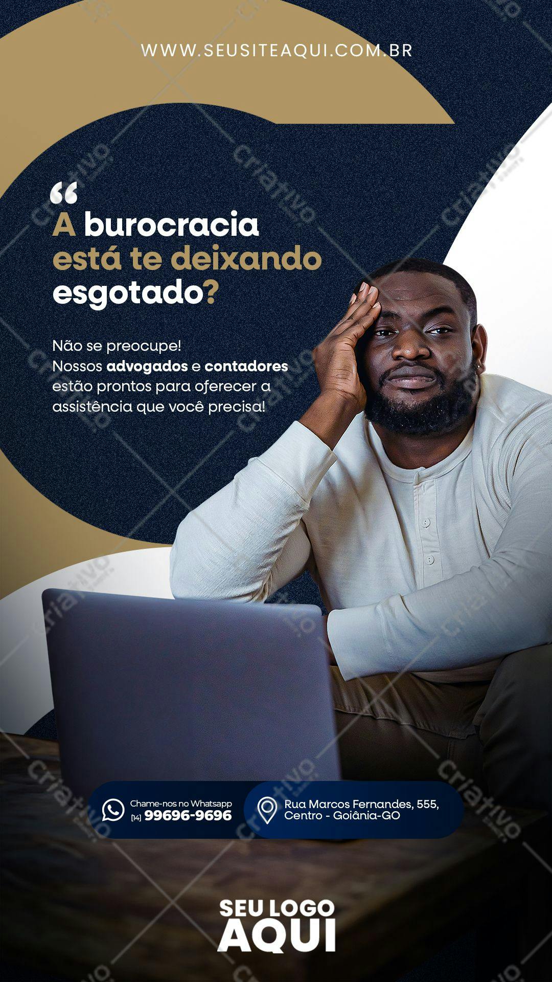 Post para Redes Sociais - Advogado PSD Editável