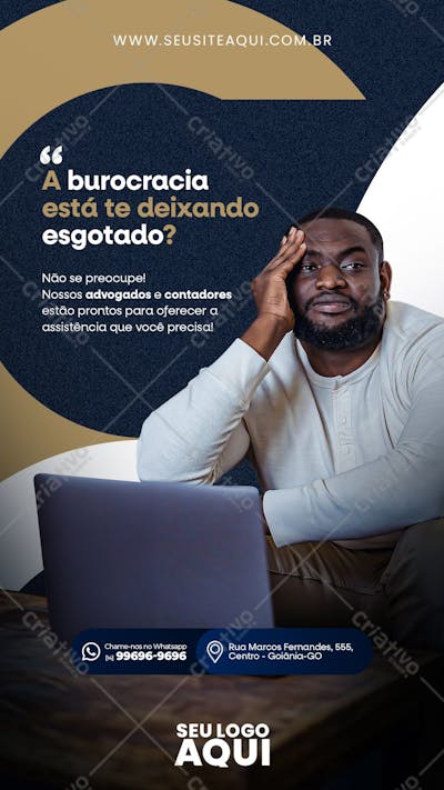 STORY | ADVOGADO | ADVOCACIA | PSD EDITÁVEL