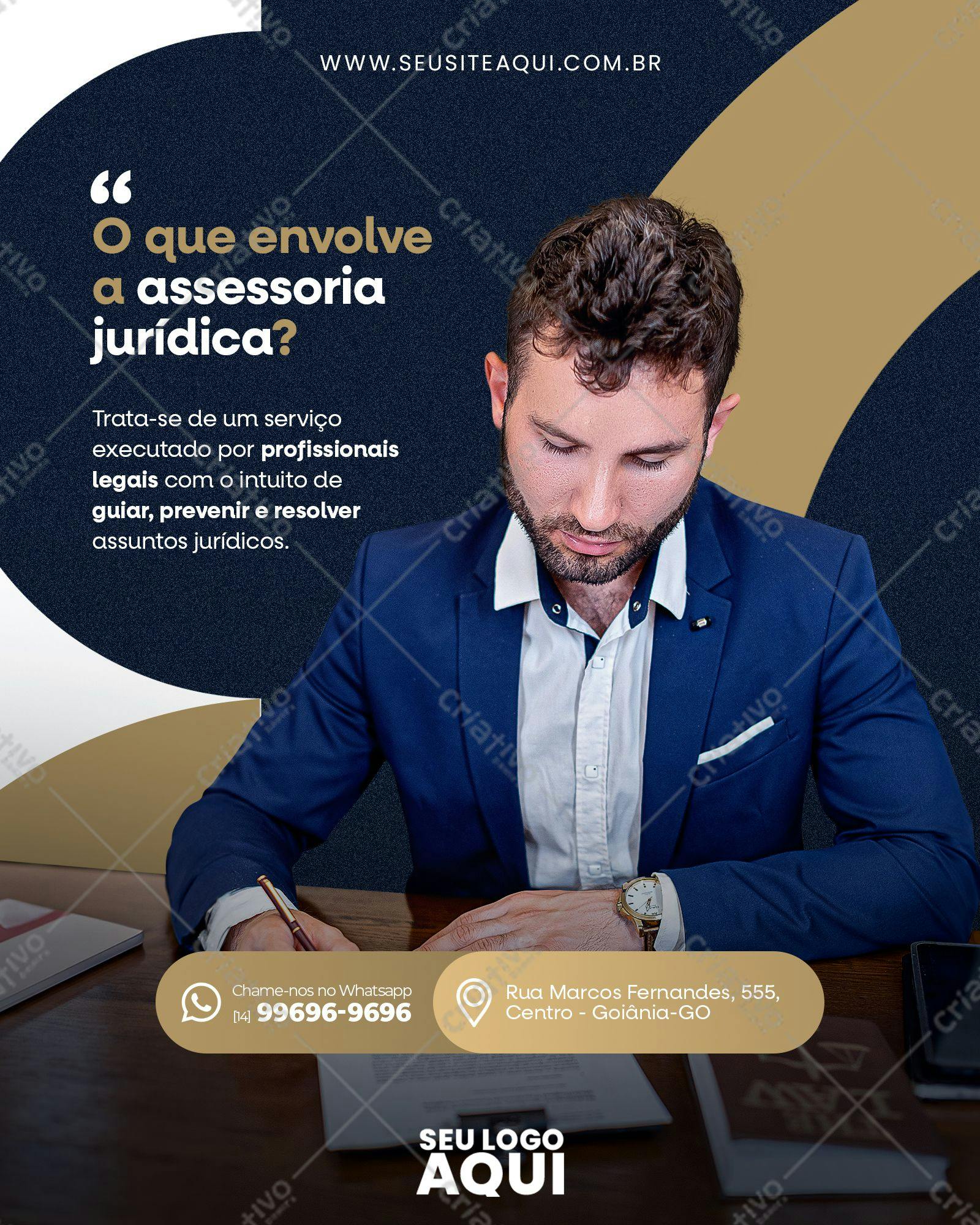 Post para Redes Sociais Advocacia PSD Editável