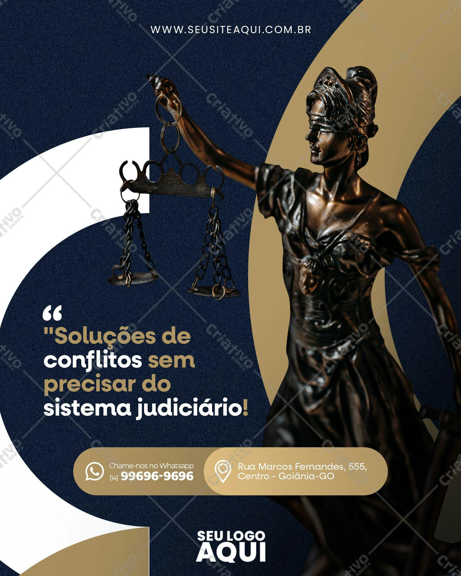 Post para Redes Sociais Advocacia PSD Editável