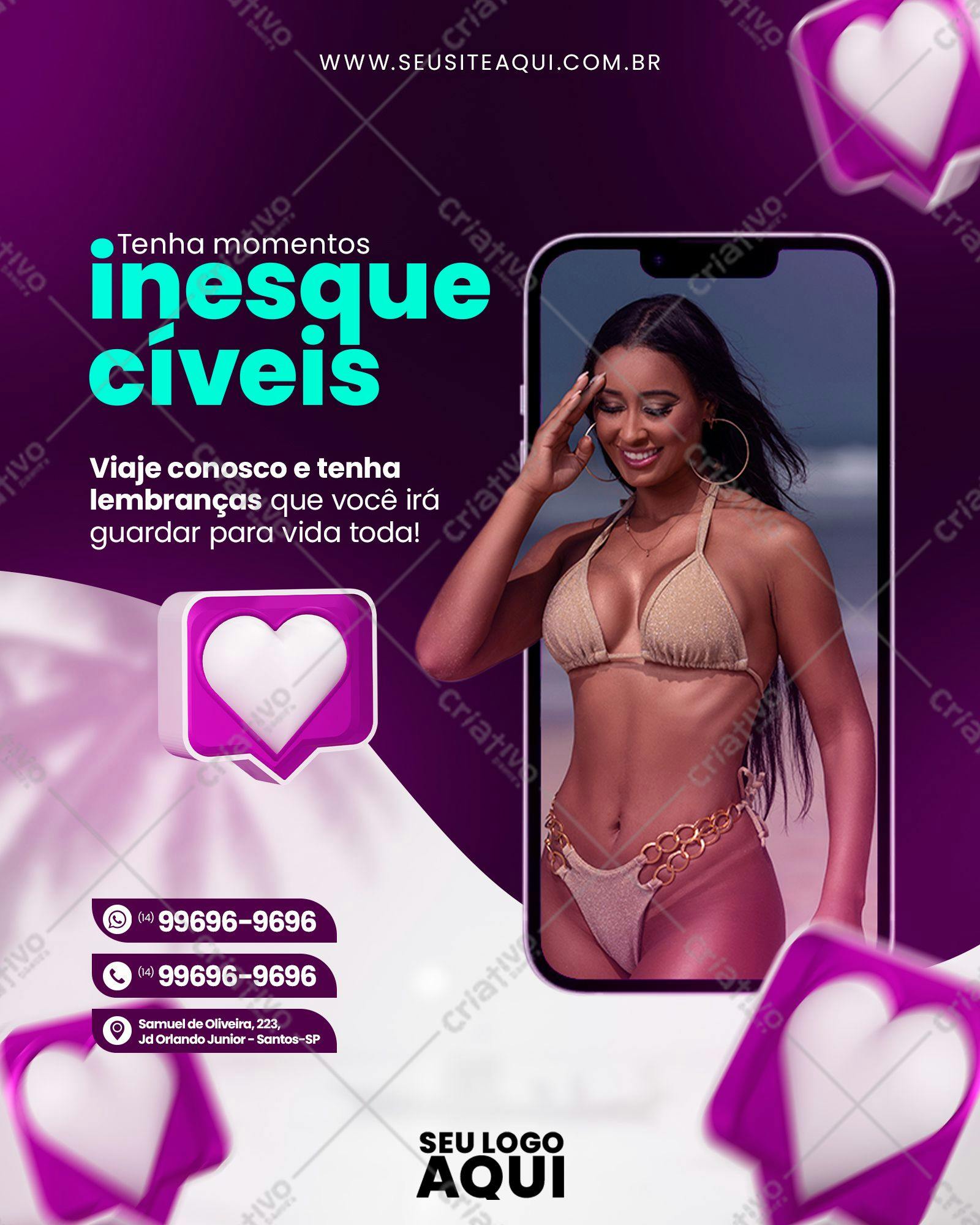 Modelo para Redes Sociais PSD Editável