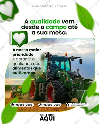 Agro | agronegócio | agrícola | psd editável