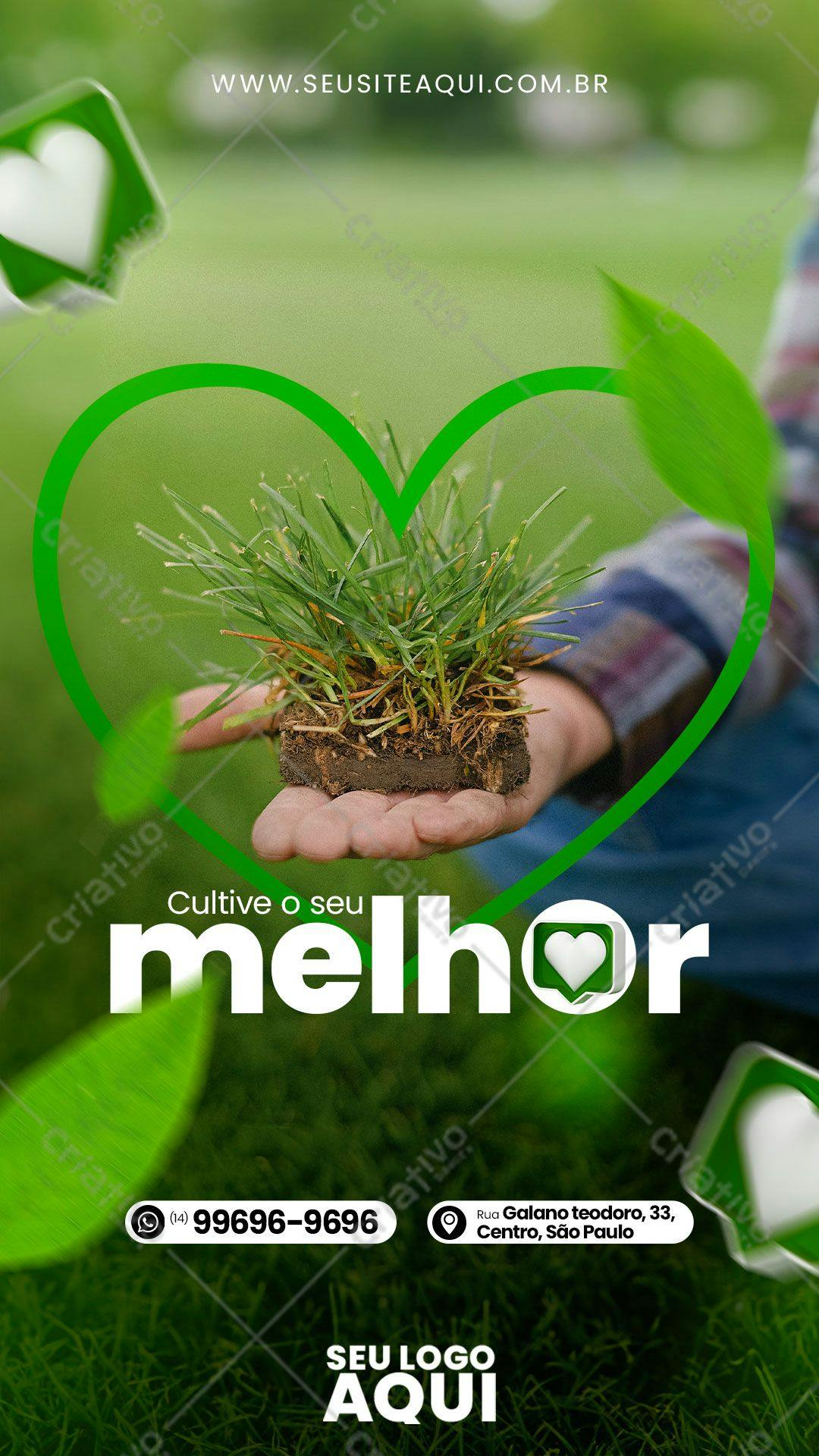 Post para Redes Sociais Dia do Meio Ambiente PSD Editável