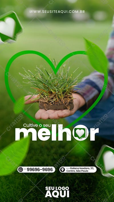 STORY - AGRO | AGRONEGÓCIO | AGRÍCOLA | PSD EDITÁVEL