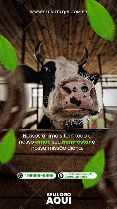 STORY - AGRO | AGRONEGÓCIO | AGRÍCOLA | PSD EDITÁVEL