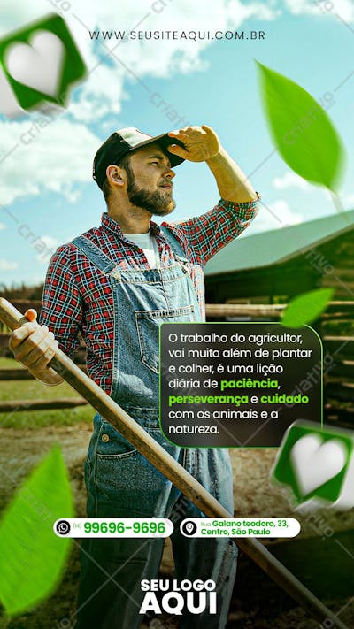 STORY - AGRO | AGRONEGÓCIO | AGRÍCOLA | PSD EDITÁVEL