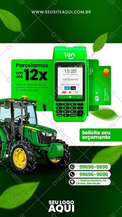STORY - AGRO | AGRONEGÓCIO | AGRÍCOLA | PSD EDITÁVEL