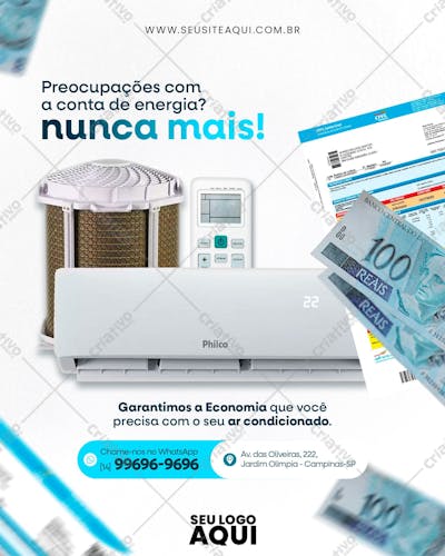 AR CONDICIONADO | PSD EDITÁVEL