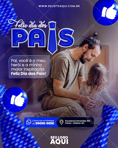 DIA DOS PAIS | PAI E FILHO | PSD EDITÁVEL