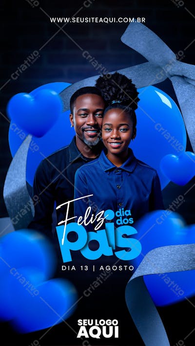 STORY | DIA DOS PAIS | PAI E FILHO | PSD EDITÁVEL