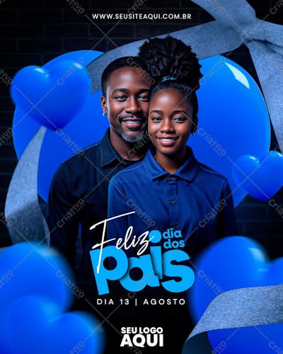 DIA DOS PAIS | PAI E FILHO | PSD EDITÁVEL