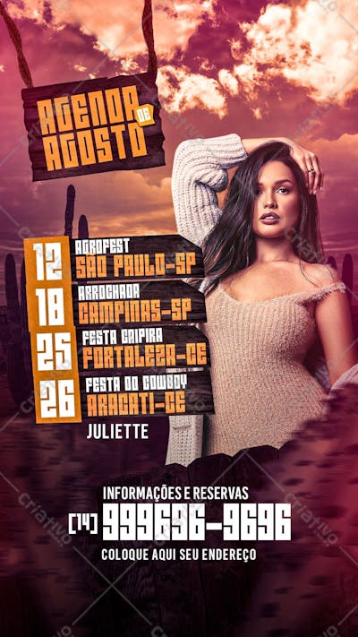 Story  Flyer Eventos  Shows