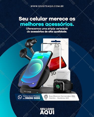 Assistência técnica | celular | psd editável