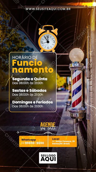 STORY - BARBEARIA | CABELELEIRO | SOCIAL MEDIA | PSD EDITÁVEL