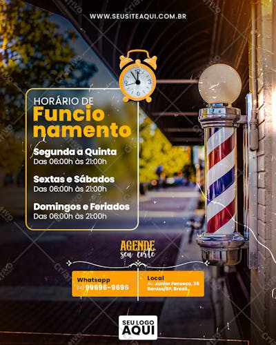 BARBEARIA | CABELELEIRO | SOCIAL MEDIA | PSD EDITÁVEL