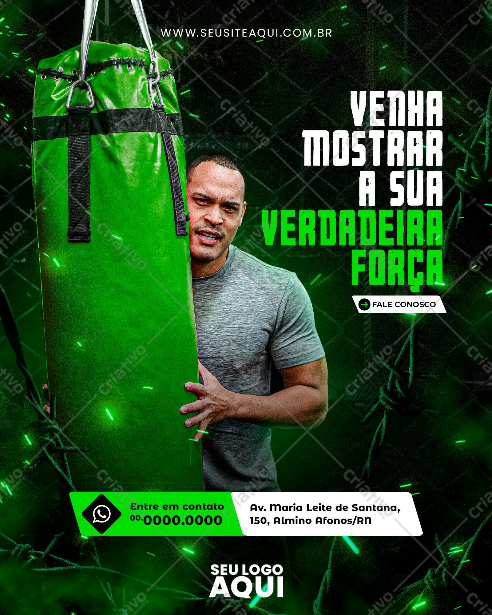 Banner para Academia PSD Editável