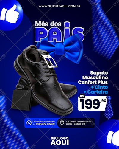 DIA DOS PAIS | PAI E FILHO | PSD EDITÁVEL