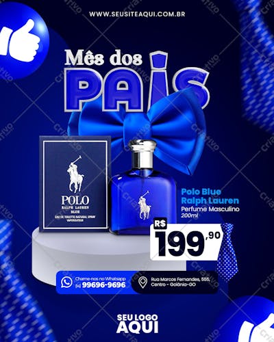 DIA DOS PAIS | PAI E FILHO | PSD EDITÁVEL