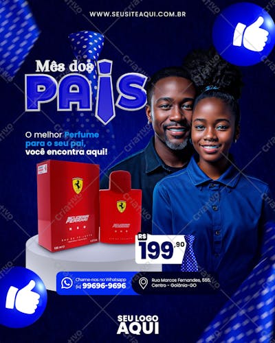 DIA DOS PAIS | PAI E FILHO | PSD EDITÁVEL