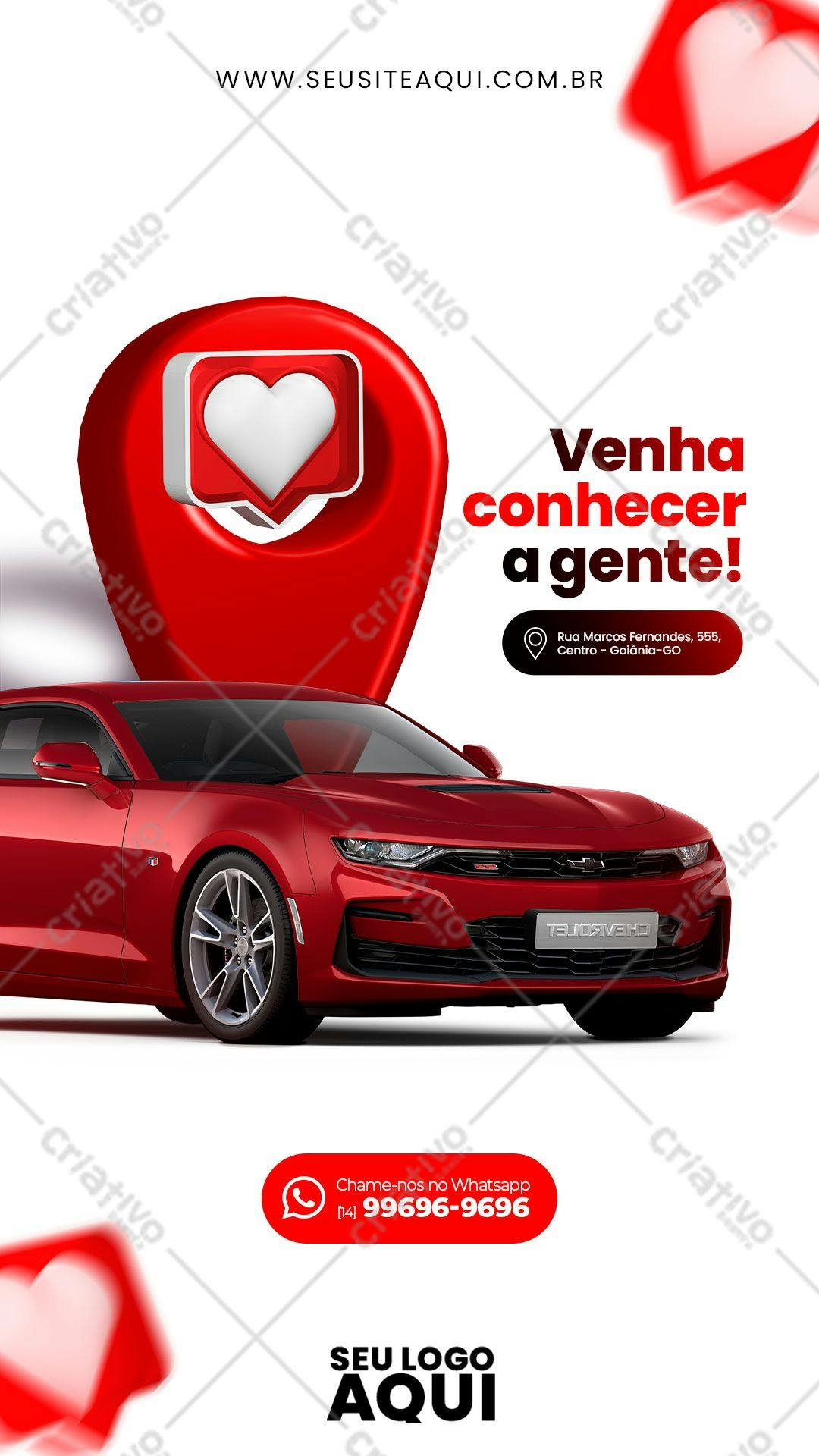 Flyer para Concessioária de Carros PSD Editável