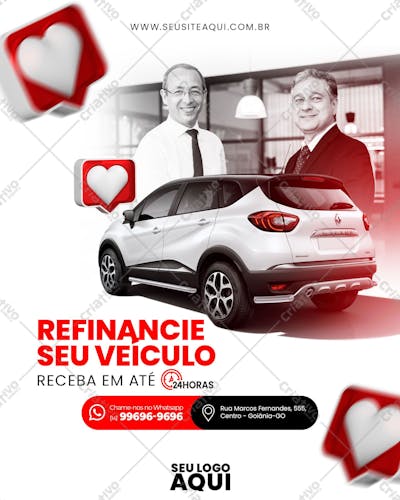 FEED | CONCESSIONÁRIA DE VEÍCULOS | PSD EDITÁVEL