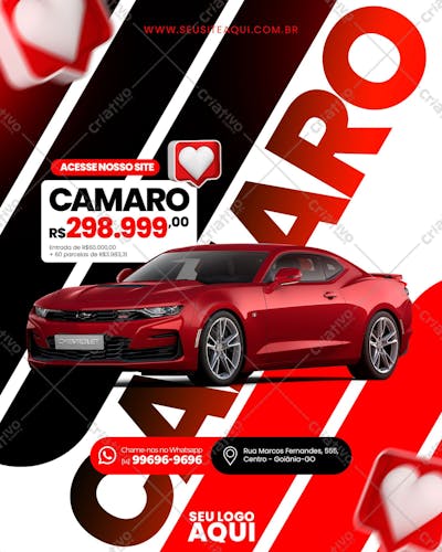 FEED | CONCESSIONÁRIA DE VEÍCULOS | PSD EDITÁVEL