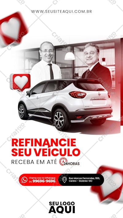 STORY | CONCESSIONÁRIA DE VEÍCULOS | PSD EDITÁVEL