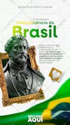 Story | dia da independência do brasil | psd editável