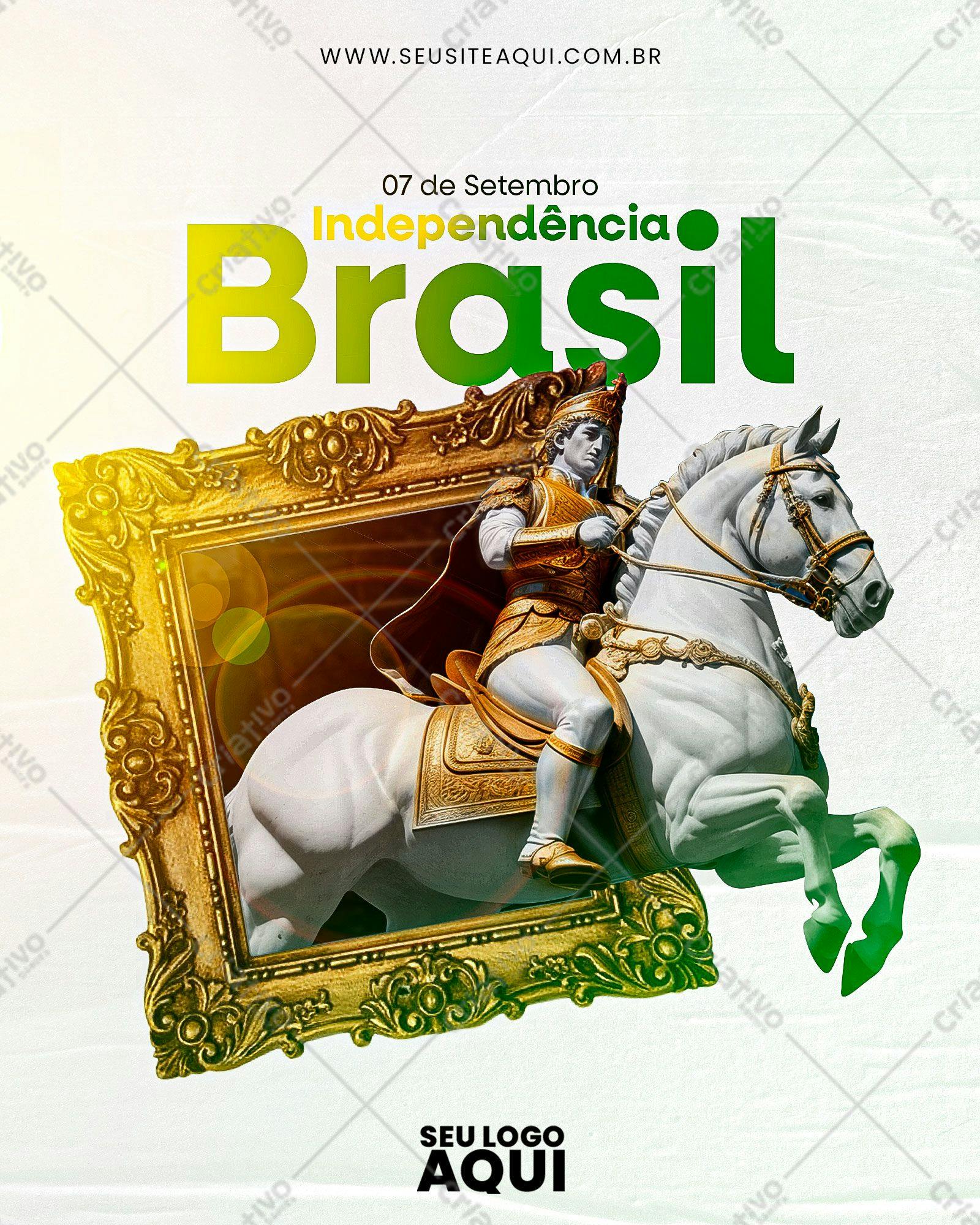 Flyer para o Sete de Setembro PSD Editável