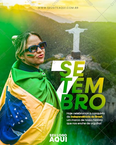 Dia da independência do brasil | psd editável