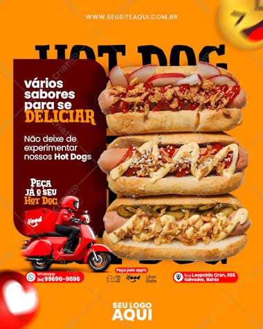 Feed hotdog hot dog