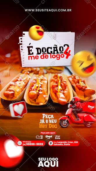 Story hotdog hot dog