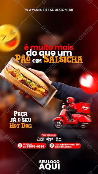 Story hotdog hot dog