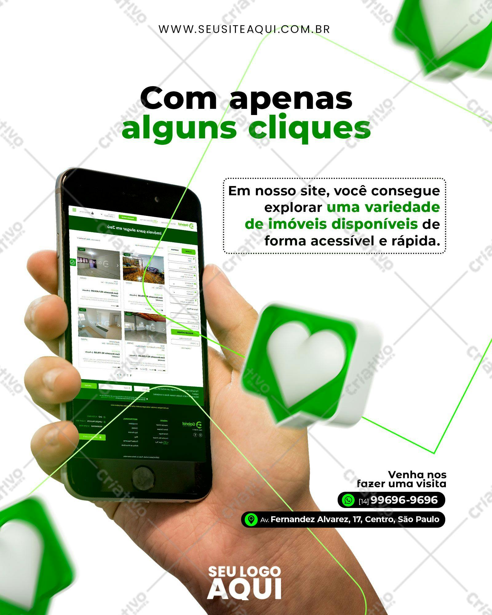 Banner para Imobiliária PSD Editável
