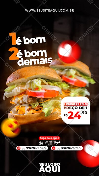 Story  Hamburguer  Hamburgueria