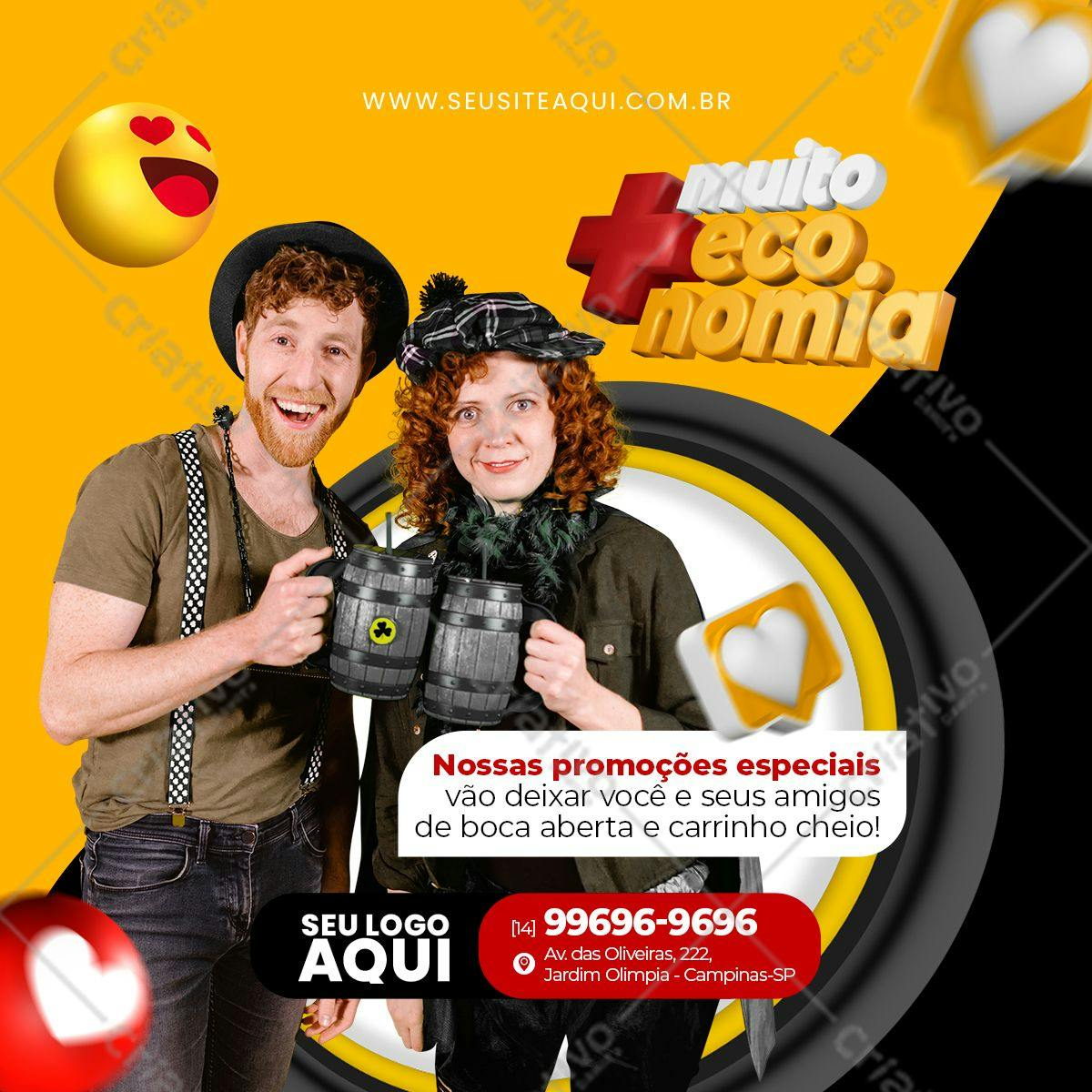 Post para Redes Sociais com Oferta Imperdível PSD Editável