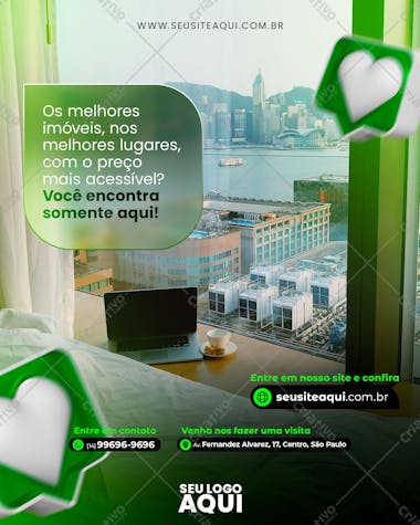 Feed imobiliária imóveis