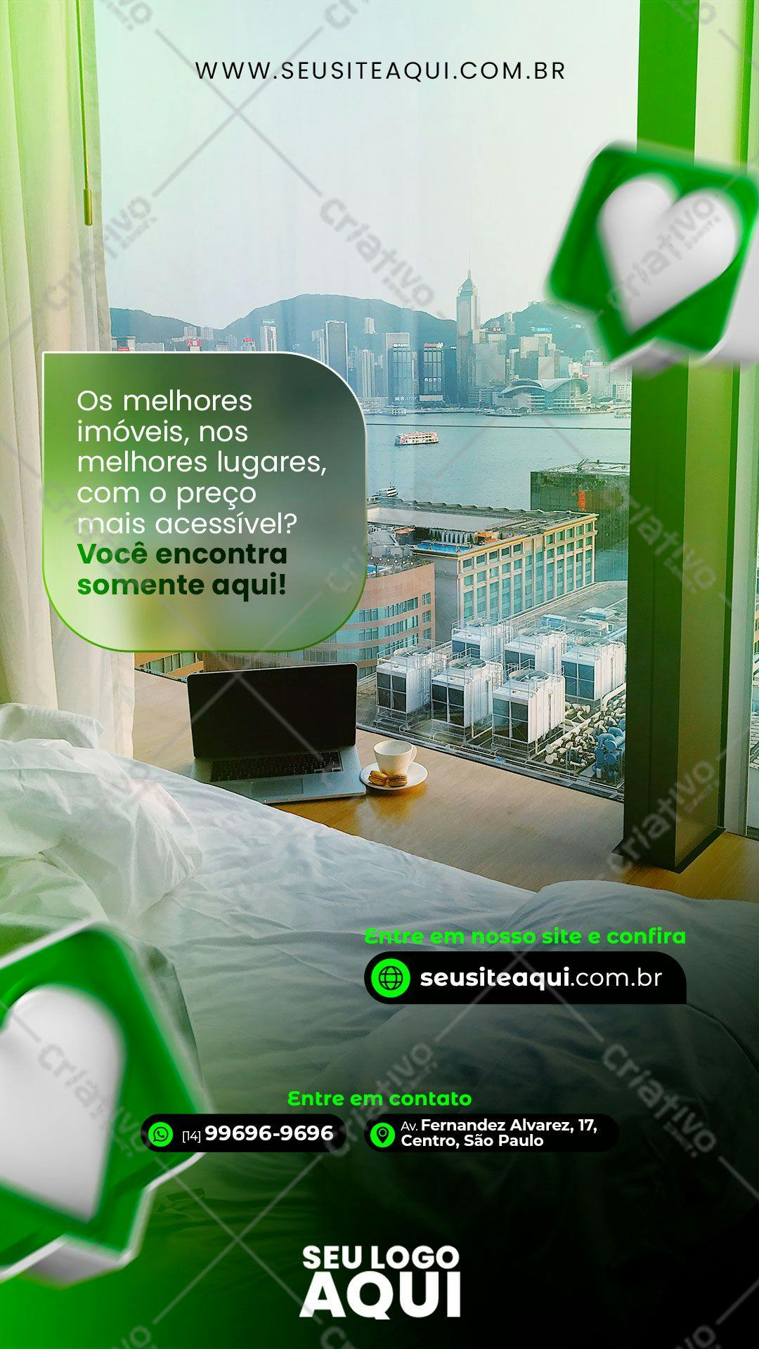 Modelo de Anúncio Imobiliário PSD Editável