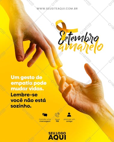 Feed mês setembro amarelo