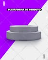 Plataforma de produto elemento 3d