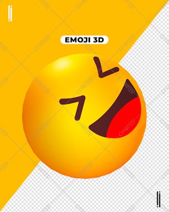 Emoticon emoji rindo